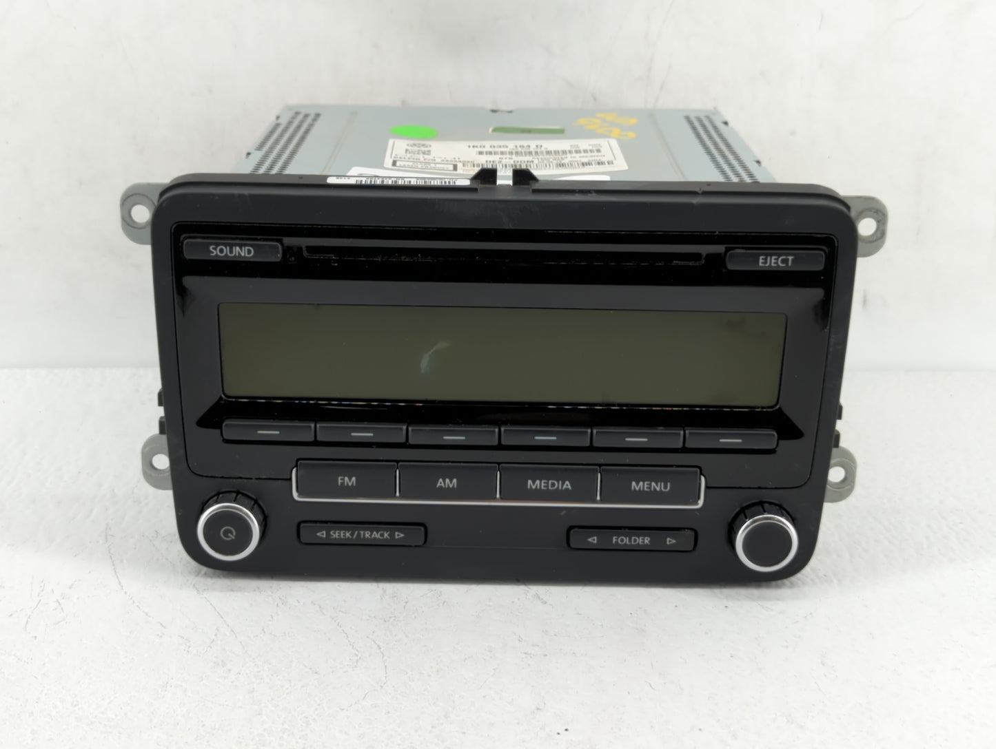 2011-2014 Volkswagen Jetta Radio AM FM Cd Player Receiver Replacement P/N:1K0 035 164 F 1K0035164D Fits OEM Used Auto Parts 
