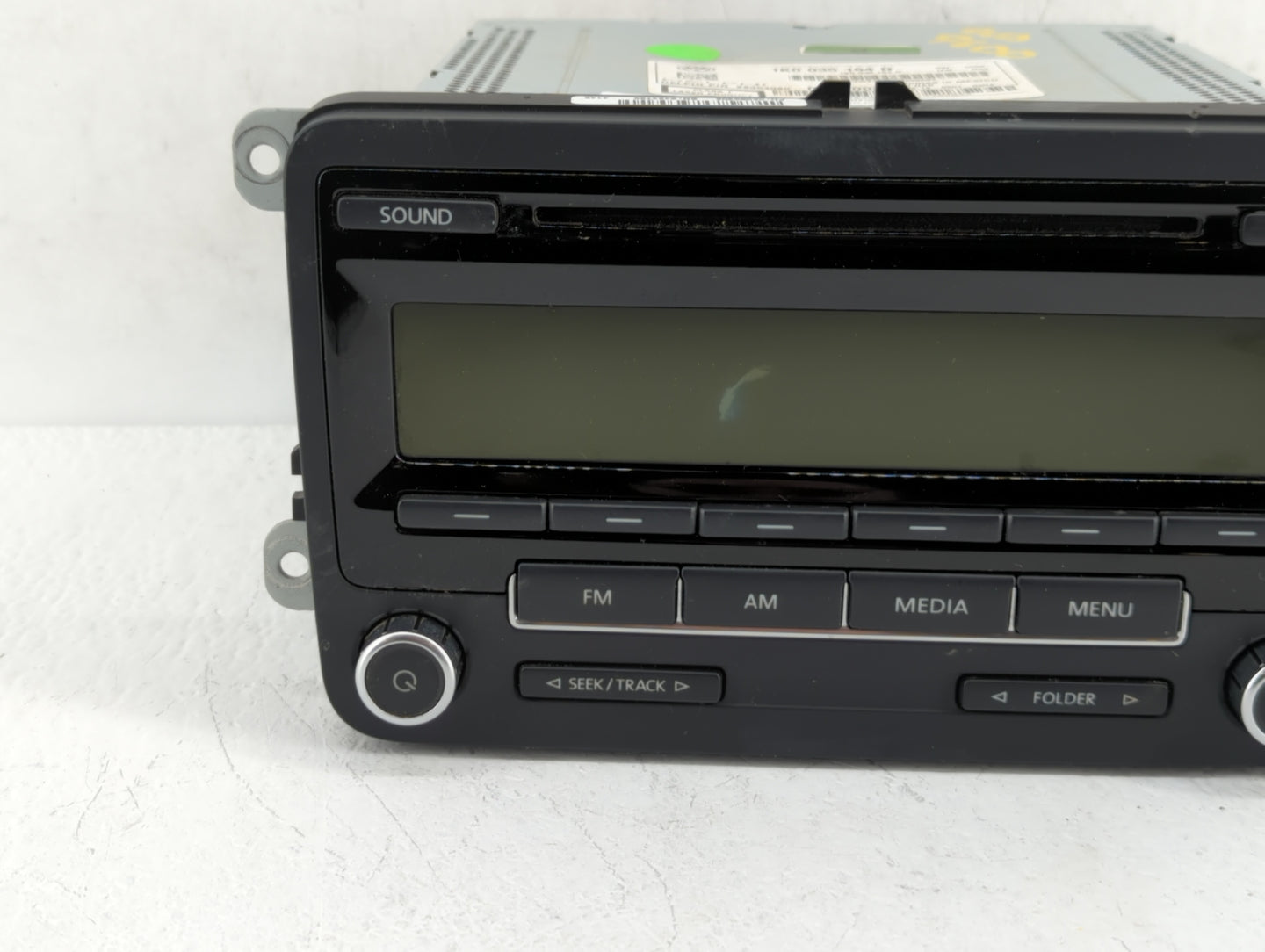 2011-2014 Volkswagen Jetta Radio AM FM Cd Player Receiver Replacement P/N:1K0 035 164 F 1K0035164D Fits OEM Used Auto Parts 