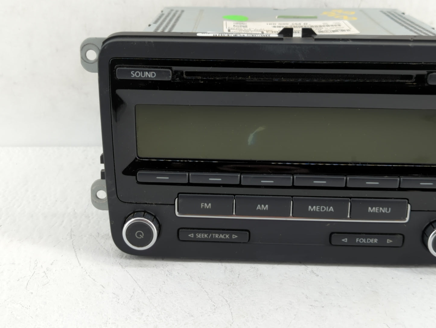 2011-2014 Volkswagen Jetta Radio AM FM Cd Player Receiver Replacement P/N:1K0 035 164 F 1K0035164D Fits OEM Used Auto Parts 