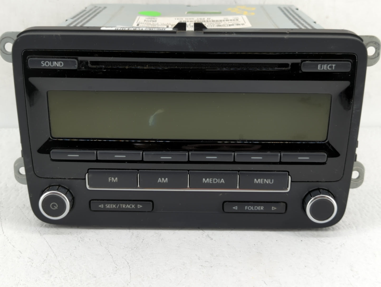 2011-2014 Volkswagen Jetta Radio AM FM Cd Player Receiver Replacement P/N:1K0 035 164 F 1K0035164D Fits OEM Used Auto Parts 