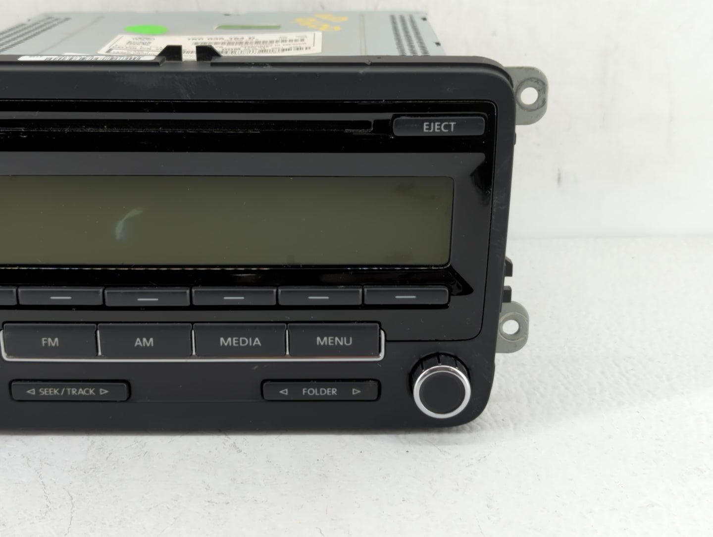 2011-2014 Volkswagen Jetta Radio AM FM Cd Player Receiver Replacement P/N:1K0 035 164 F 1K0035164D Fits OEM Used Auto Parts 