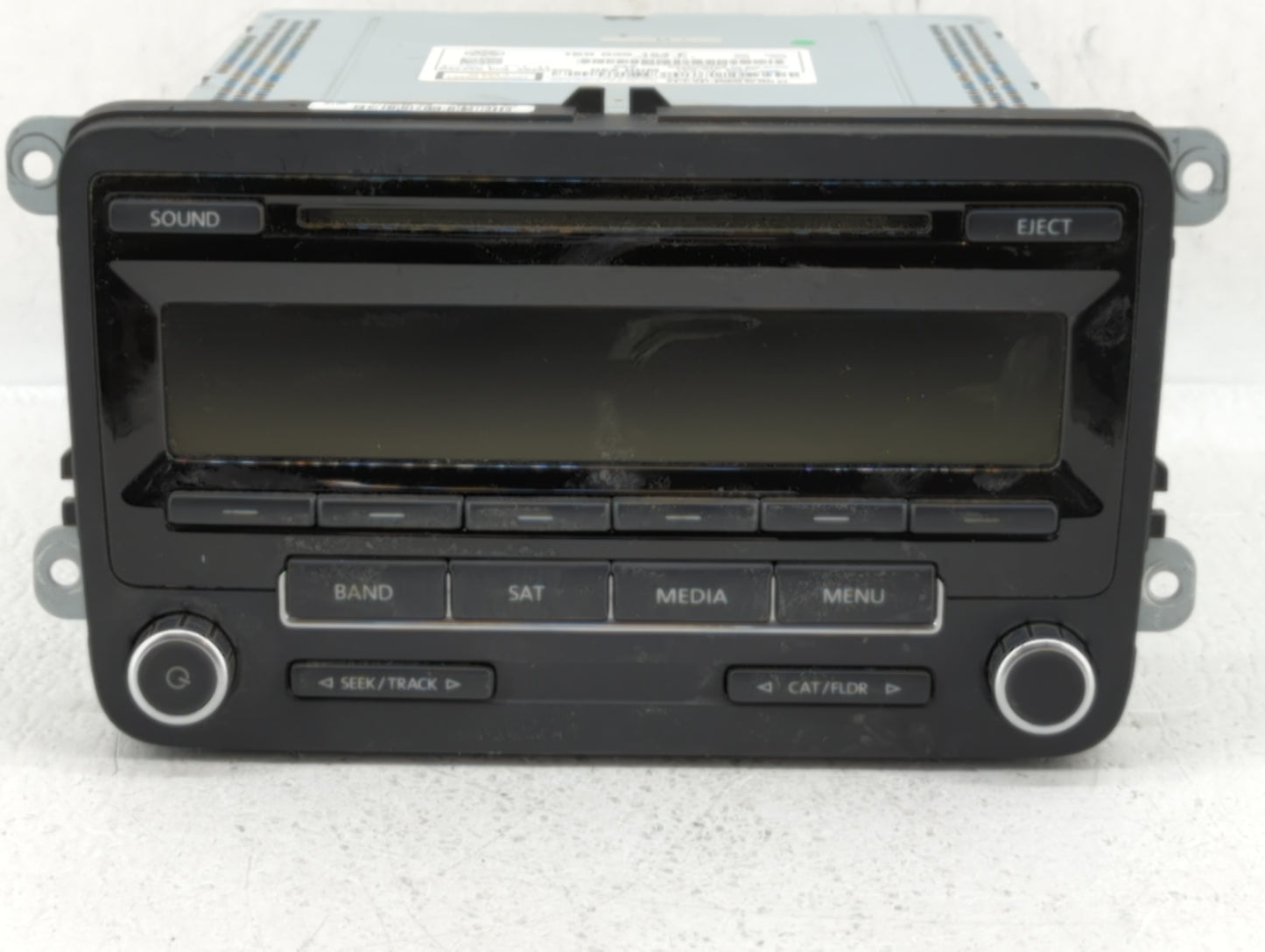 2014 Volkswagen Jetta Radio AM FM Cd Player Receiver Replacement P/N:1K0035164F 1K0 035 164 F Fits Fits 2013 2015 OEM Used A