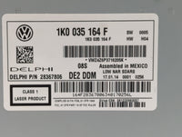 2014 Volkswagen Jetta Radio AM FM Cd Player Receiver Replacement P/N:1K0035164F 1K0 035 164 F Fits Fits 2013 2015 OEM Used A