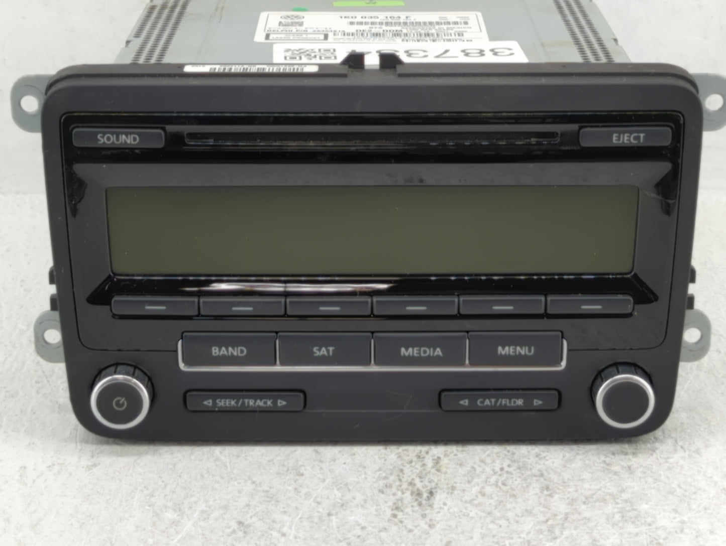 2014-2014 Volkswagen Jetta Am Fm Cd Player Radio Receiver - Oemusedautoparts1.com