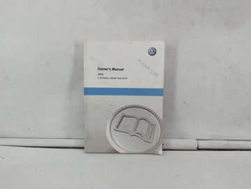 2014 Volkswagen Jetta Owners Manual Book Guide OEM Used Auto Parts - Oemusedautoparts1.com
