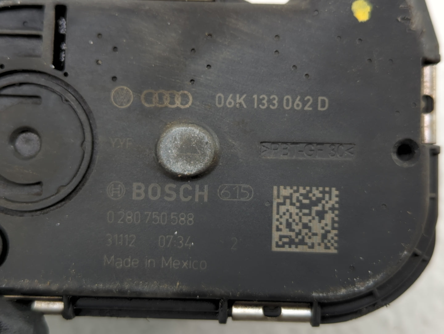 2014-2017 Volkswagen Jetta Throttle Body P/N:06K 133 062 D 06K 133 062 E, 06K 133 062 AA Fits Fits 2014 2015 2016 2017 OEM U