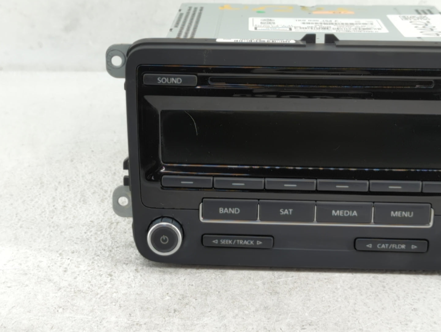 2014 Volkswagen Jetta Radio AM FM Cd Player Receiver Replacement P/N:1K0035164F 1K0 035 164 F Fits Fits 2013 2015 OEM Used A