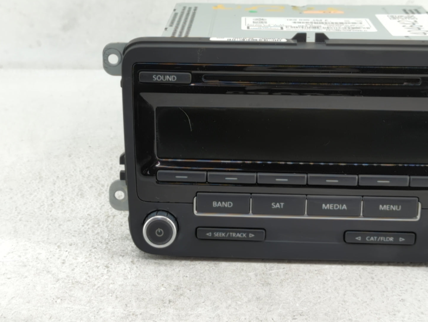 2014 Volkswagen Jetta Radio AM FM Cd Player Receiver Replacement P/N:1K0035164F 1K0 035 164 F Fits Fits 2013 2015 OEM Used A