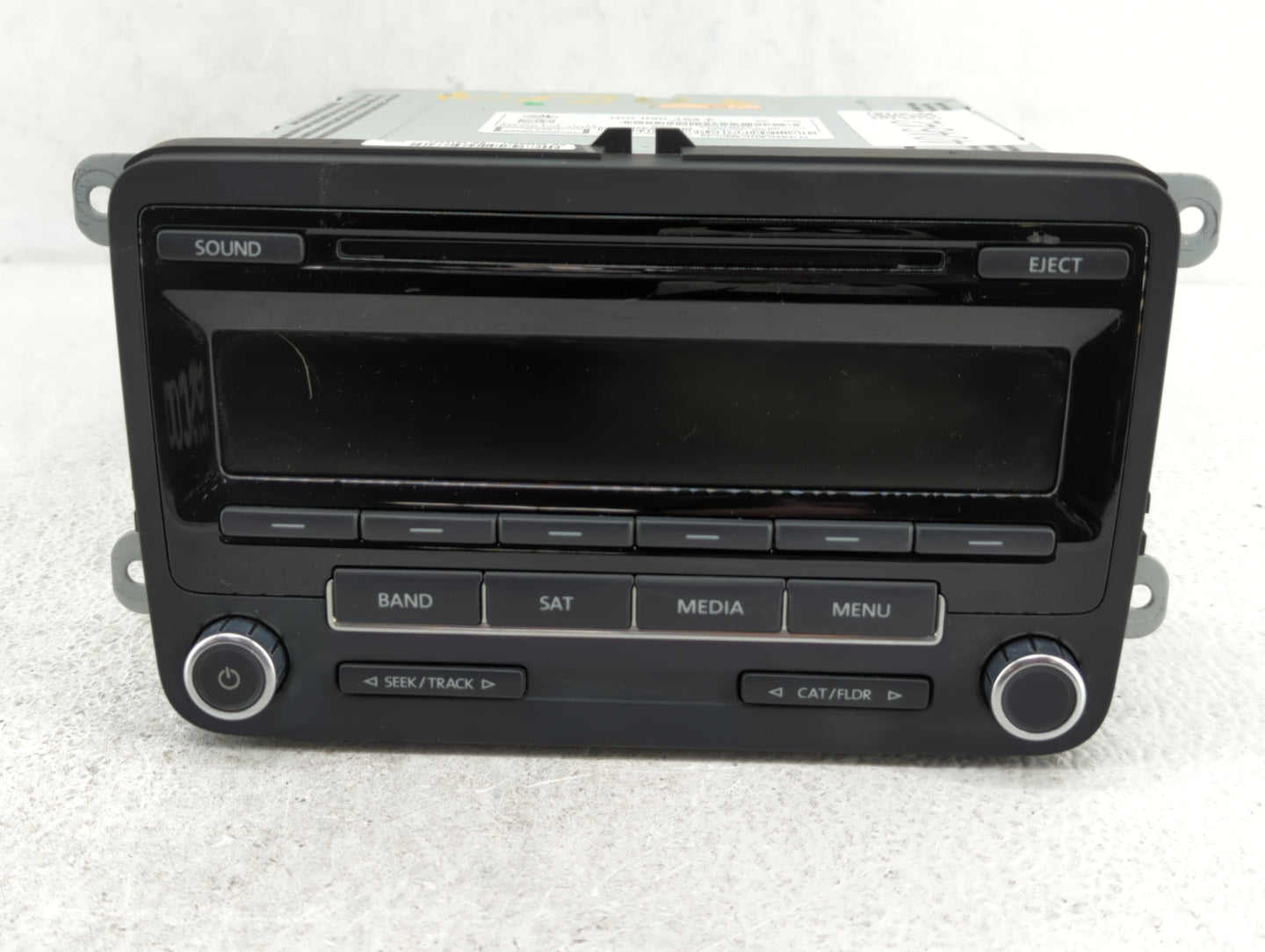 2014 Volkswagen Jetta Radio AM FM Cd Player Receiver Replacement P/N:1K0035164F 1K0 035 164 F Fits Fits 2013 2015 OEM Used A