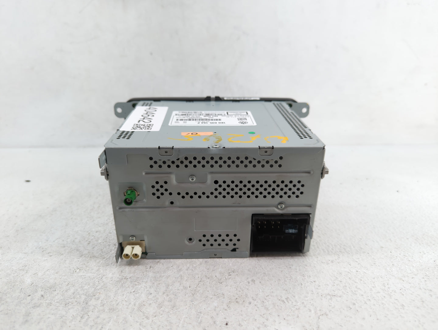 2014 Volkswagen Jetta Radio AM FM Cd Player Receiver Replacement P/N:1K0035164F 1K0 035 164 F Fits Fits 2013 2015 OEM Used A
