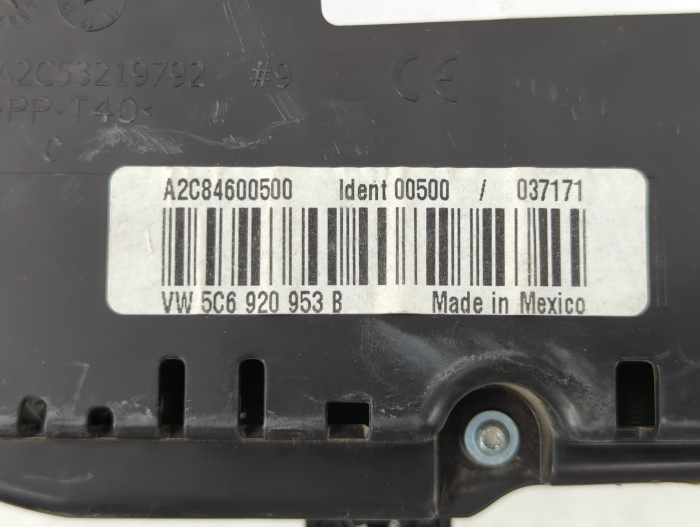 2014 Volkswagen Jetta Instrument Cluster Speedometer Gauges P/N:5C6 920 953 B 5C6920953B, 5C6 920 953B Fits OEM Used Auto Pa