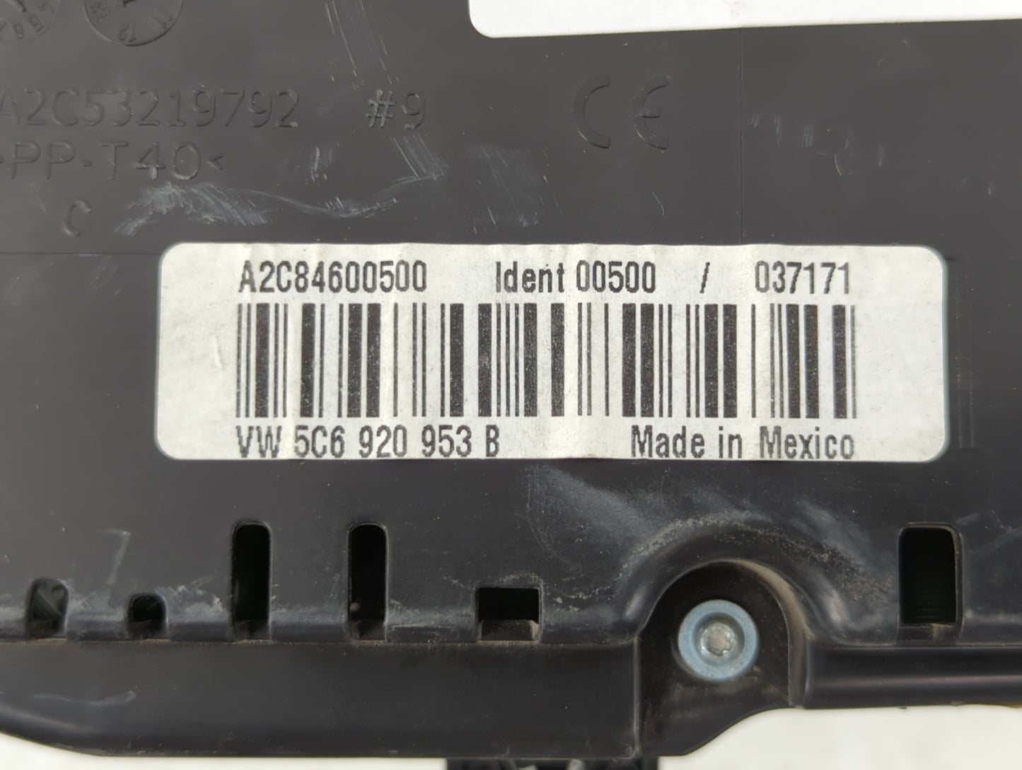 2014 Volkswagen Jetta Instrument Cluster Speedometer Gauges P/N:5C6 920 953 B 5C6920953B, 5C6 920 953B Fits OEM Used Auto Pa