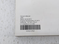 2014 Volkswagen Jetta Owners Manual Book Guide OEM Used Auto Parts - Oemusedautoparts1.com