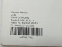 2014 Volkswagen Jetta Owners Manual Book Guide OEM Used Auto Parts - Oemusedautoparts1.com