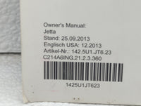 2014 Volkswagen Jetta Owners Manual Book Guide OEM Used Auto Parts - Oemusedautoparts1.com