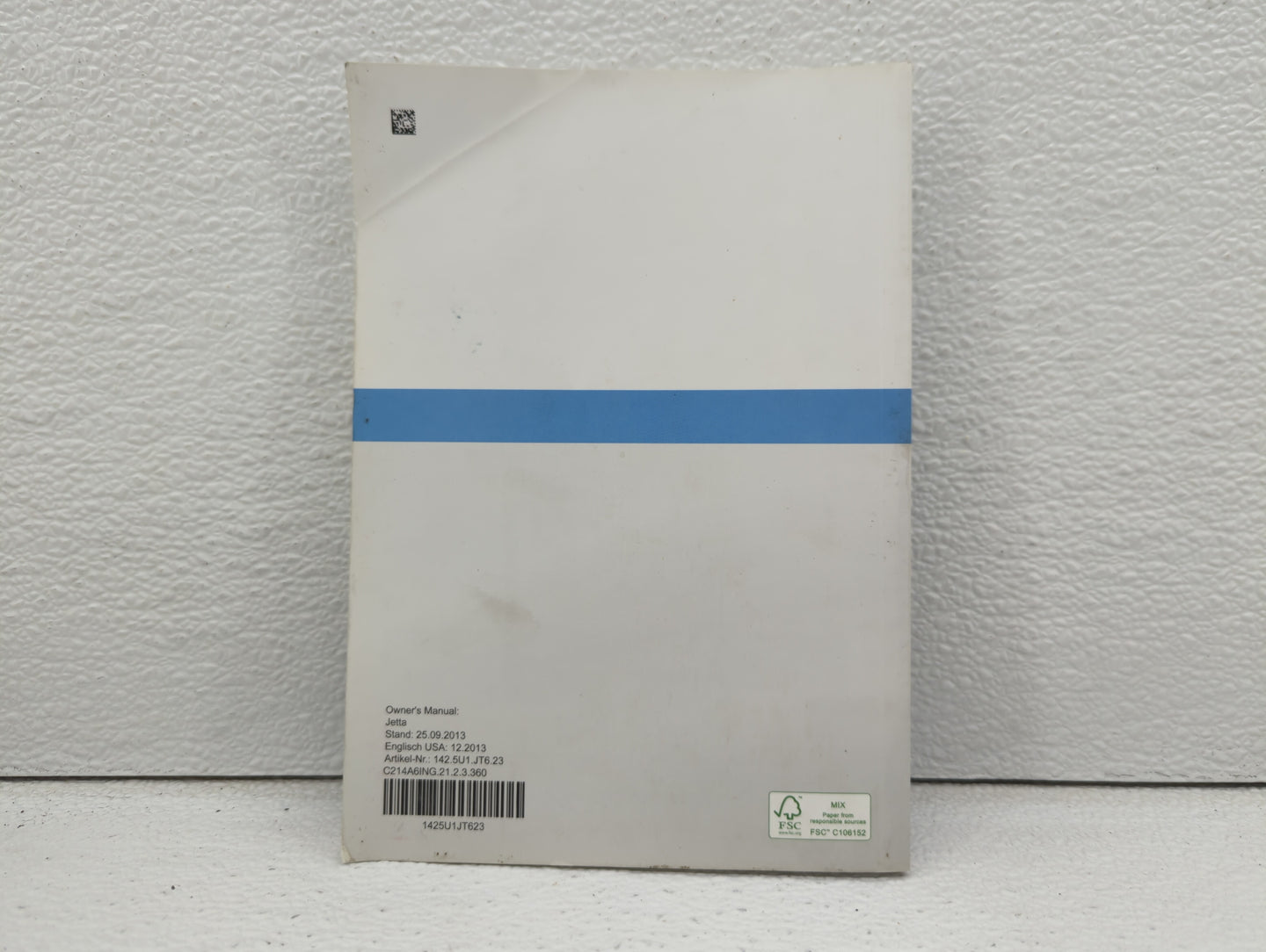 2014 Volkswagen Jetta Owners Manual Book Guide OEM Used Auto Parts - Oemusedautoparts1.com