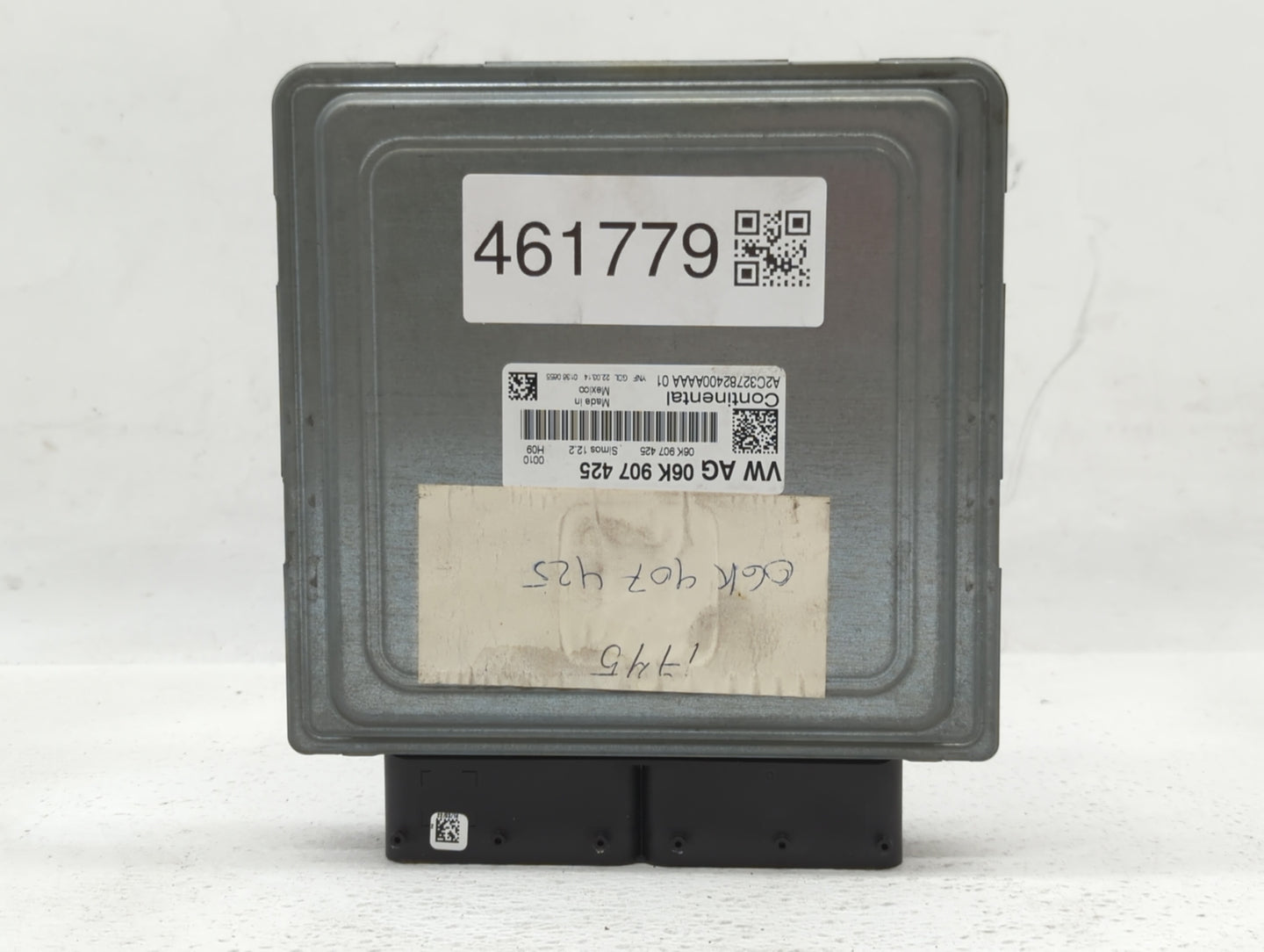 2014 Volkswagen Jetta PCM Engine Control Computer ECU ECM PCU OEM P/N:06K 907 425 06K 906 070 C, 06K 906 070 F Fits OEM Used