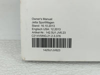 2014 Volkswagen Jetta Owners Manual Book Guide OEM Used Auto Parts - Oemusedautoparts1.com