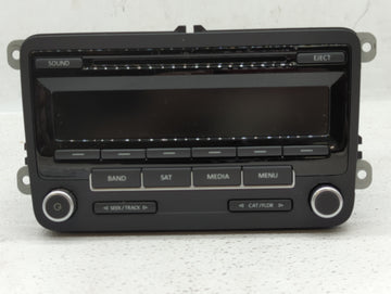 2014 Volkswagen Jetta Radio AM FM Cd Player Receiver Replacement P/N:1K0035164F 1K0 035 164 F Fits Fits 2013 2015 OEM Used A