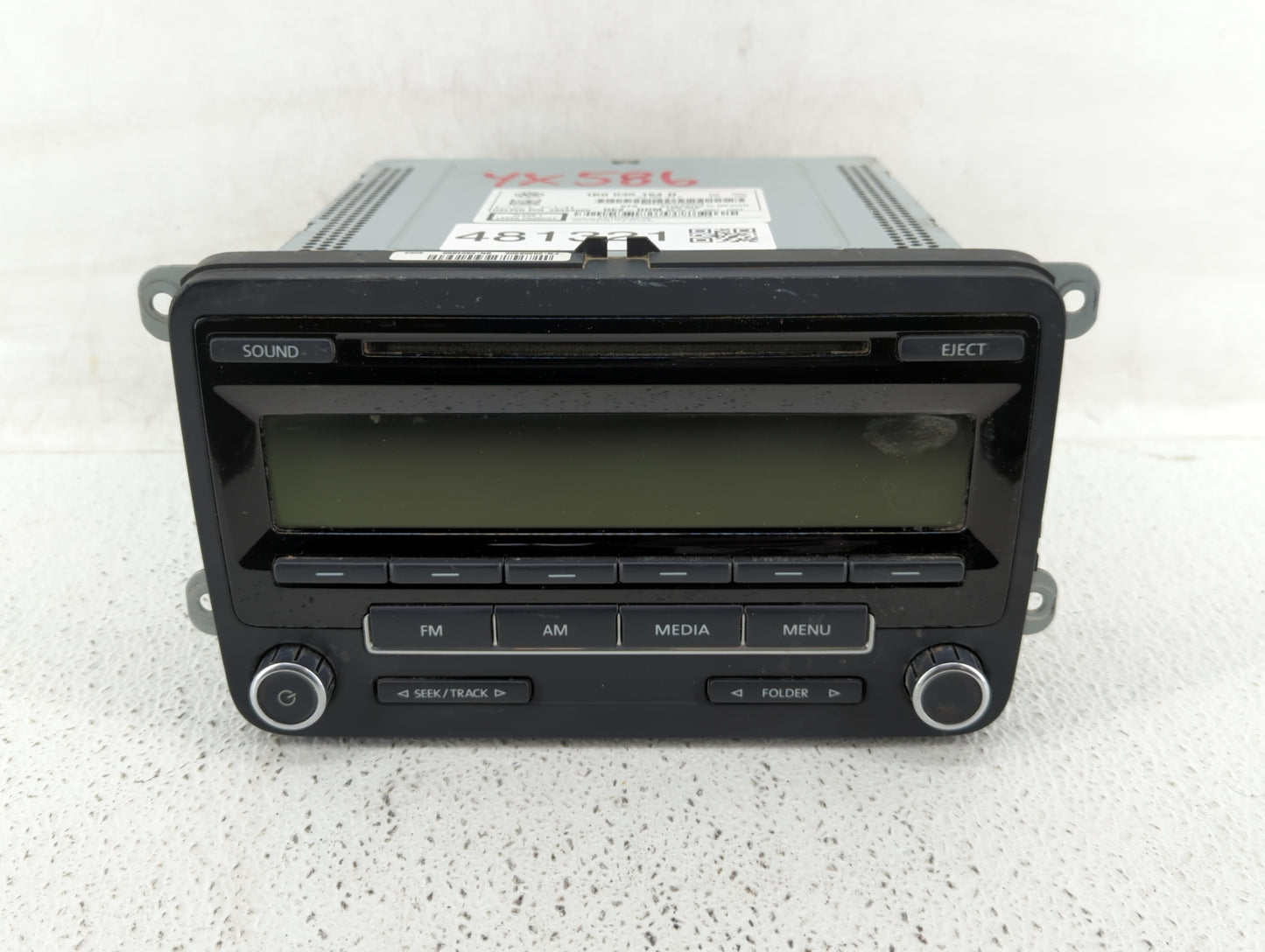 2011-2014 Volkswagen Jetta Am Fm Cd Player Radio Receiver - Oemusedautoparts1.com