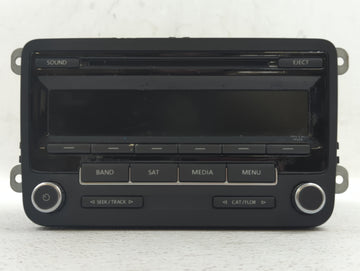 2014 Volkswagen Jetta Radio AM FM Cd Player Receiver Replacement P/N:1K0035164F 1K0 035 164 F Fits Fits 2013 2015 OEM Used A