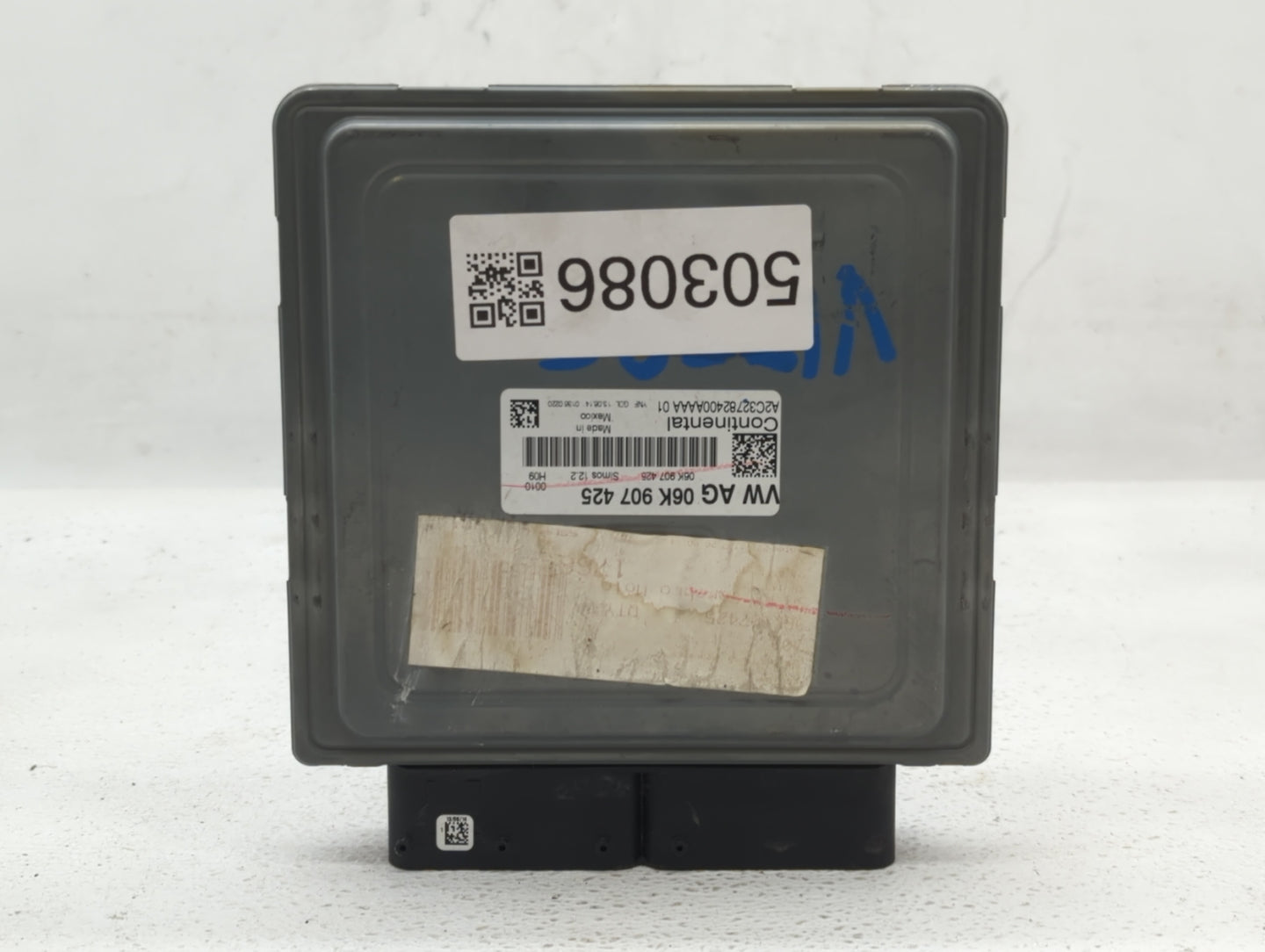 2014 Volkswagen Jetta PCM Engine Control Computer ECU ECM PCU OEM P/N:06K 906 070 F 06K 907 425, 06K 906 070 C Fits OEM Used