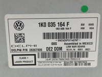 2014 Volkswagen Jetta Radio AM FM Cd Player Receiver Replacement P/N:1K0 035 164 F Fits Fits 2013 2015 OEM Used Auto Parts -