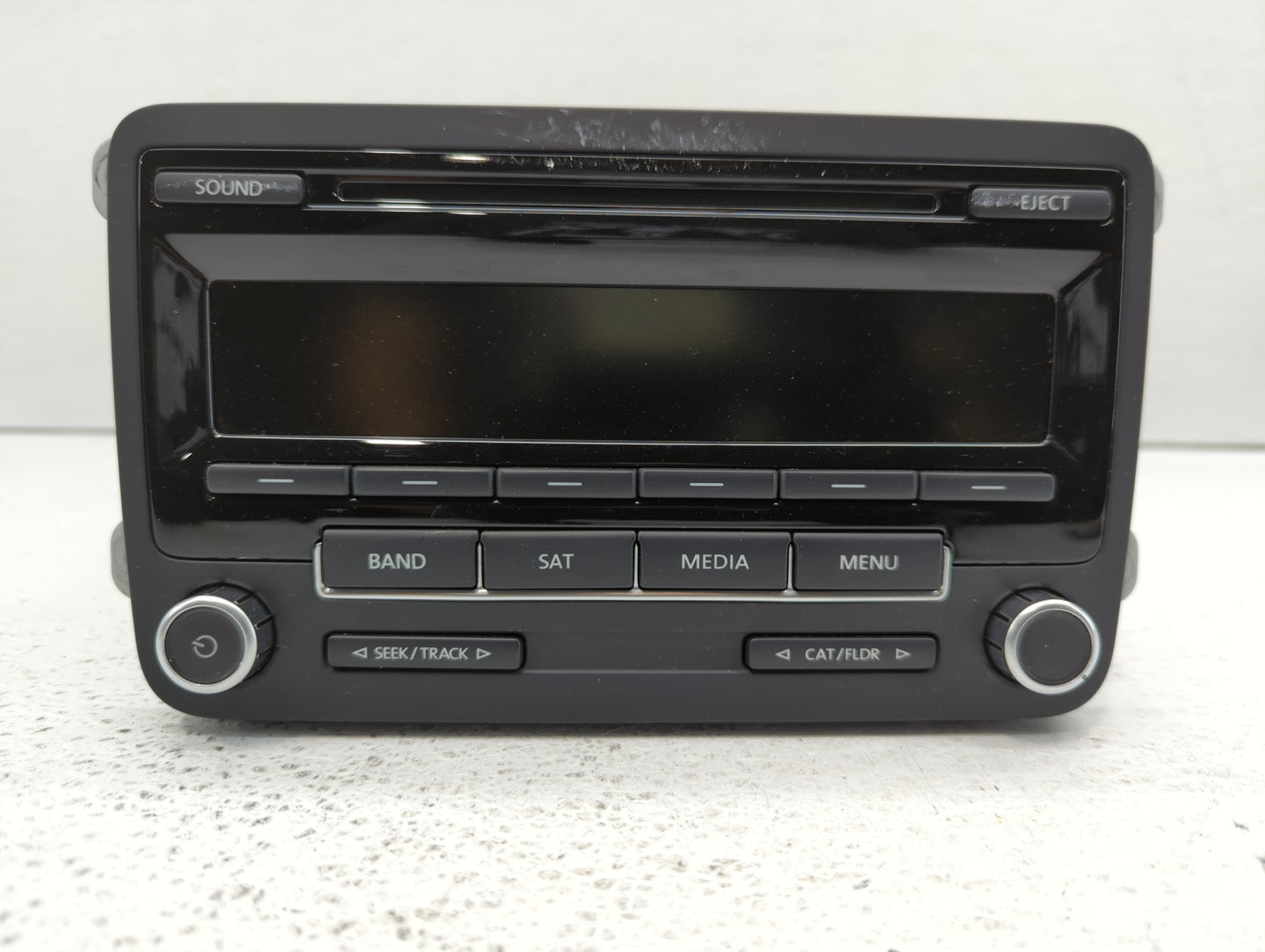2014 Volkswagen Jetta Radio AM FM Cd Player Receiver Replacement P/N:1K0035164F 1K0 035 164 F Fits Fits 2013 2015 OEM Used A