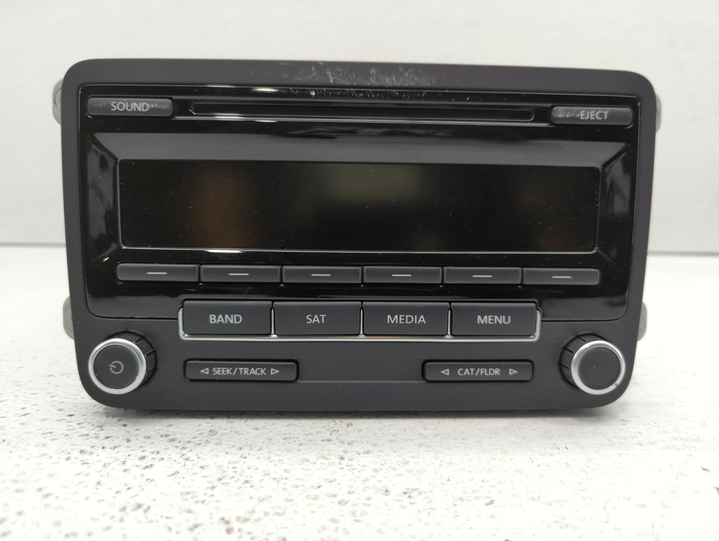 2014 Volkswagen Jetta Radio AM FM Cd Player Receiver Replacement P/N:1K0035164F 1K0 035 164 F Fits Fits 2013 2015 OEM Used A