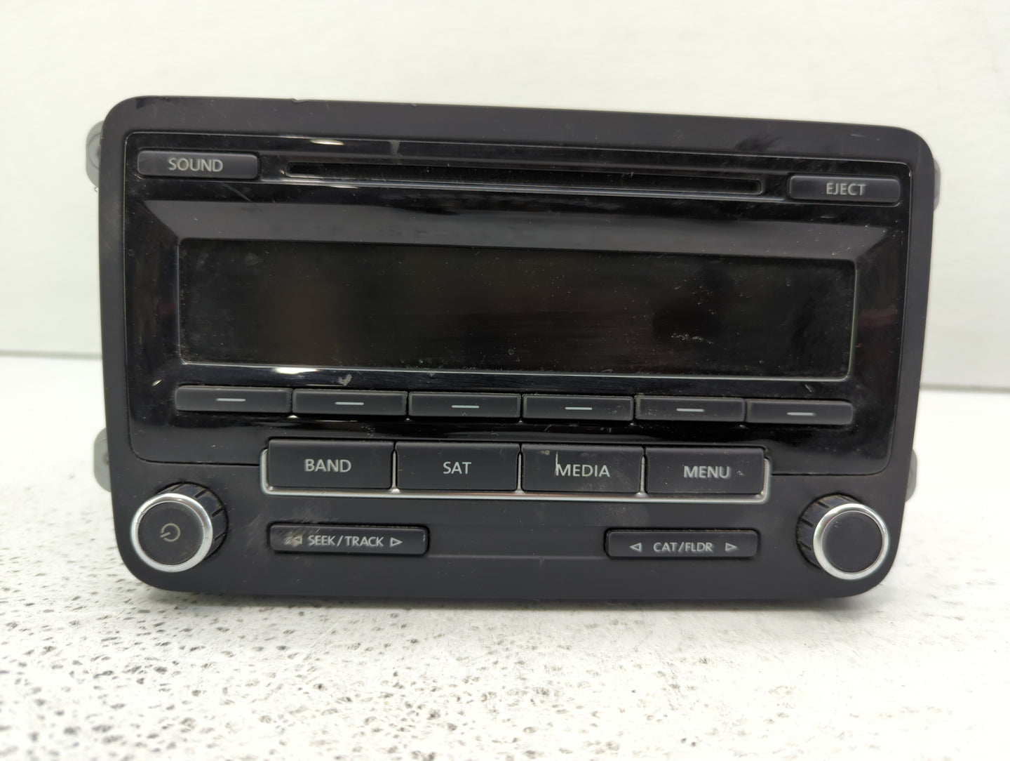 2014 Volkswagen Jetta Radio AM FM Cd Player Receiver Replacement P/N:1K0 035 164 F Fits Fits 2013 2015 OEM Used Auto Parts -