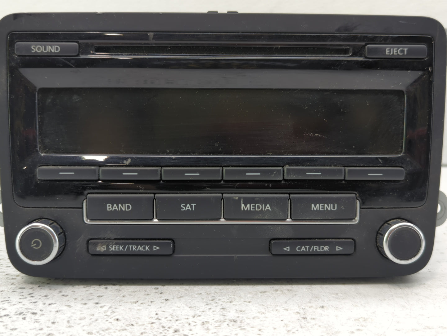 2014 Volkswagen Jetta Radio AM FM Cd Player Receiver Replacement P/N:1K0 035 164 F Fits Fits 2013 2015 OEM Used Auto Parts -