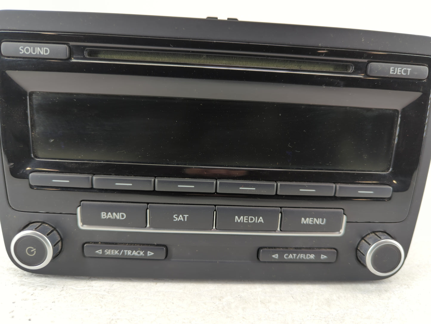 2014 Volkswagen Jetta Radio AM FM Cd Player Receiver Replacement P/N:1K0 035 164 F Fits Fits 2013 2015 OEM Used Auto Parts -