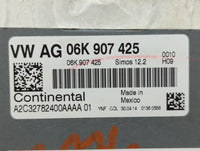 2014 Volkswagen Jetta PCM Engine Control Computer ECU ECM PCU OEM P/N:06K 906 070 F 06K 907 425, 06K 906 070 C Fits OEM Used