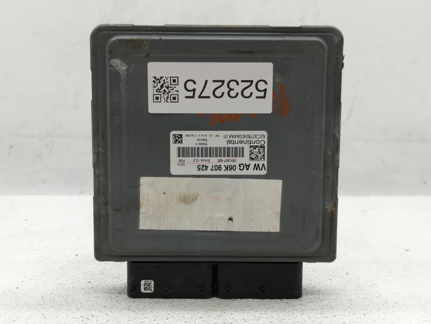 2014 Volkswagen Jetta PCM Engine Control Computer ECU ECM PCU OEM P/N:06K 906 070 F 06K 907 425, 06K 906 070 C Fits OEM Used