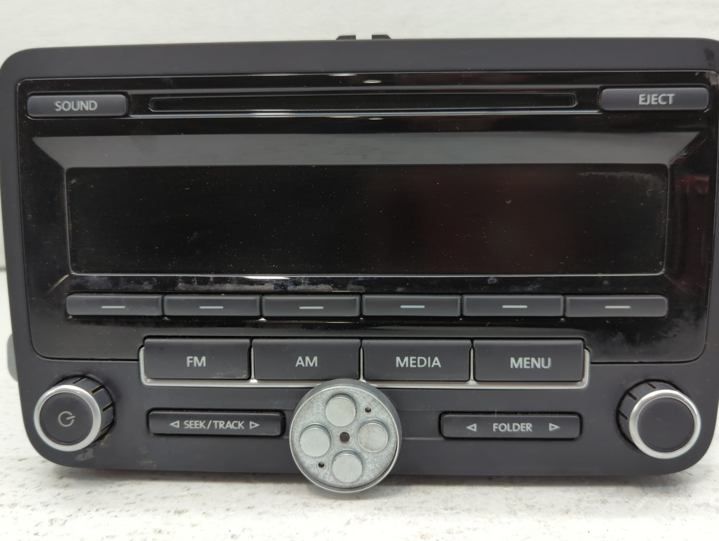 2011-2014 Volkswagen Jetta Radio AM FM Cd Player Receiver Replacement P/N:1K0 035 164 D 1K0 035 180 AE Fits OEM Used Auto Pa