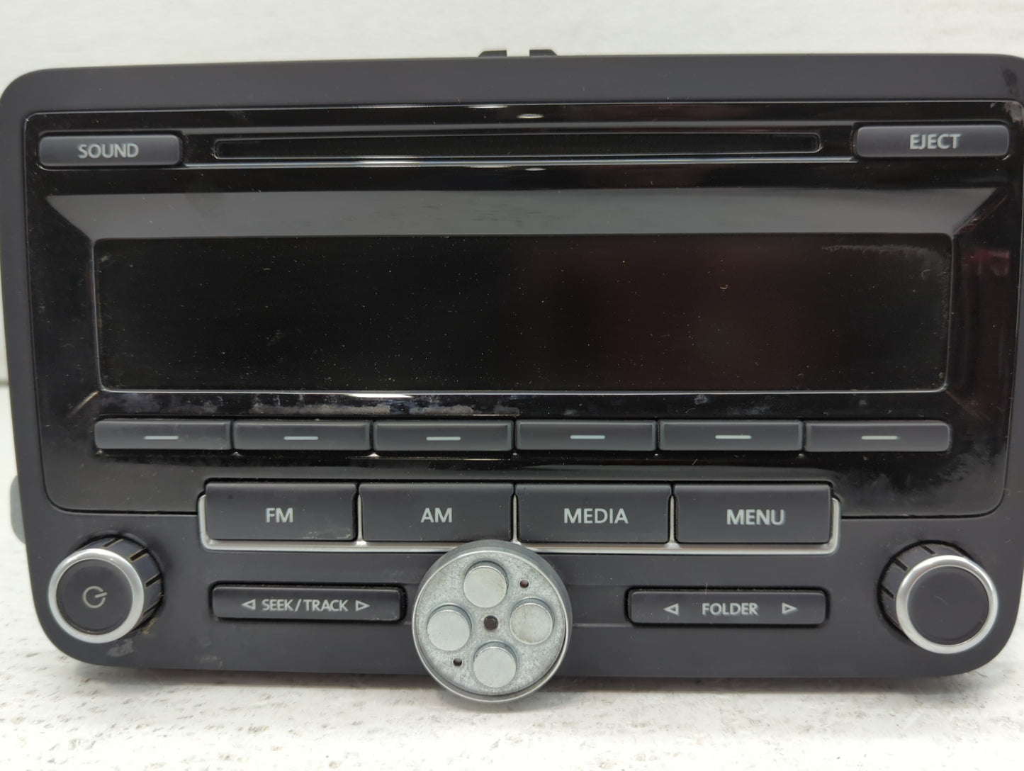 2011-2014 Volkswagen Jetta Radio AM FM Cd Player Receiver Replacement P/N:1K0 035 164 D 1K0 035 180 AE Fits OEM Used Auto Pa