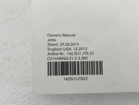 2014 Volkswagen Jetta Owners Manual Book Guide OEM Used Auto Parts - Oemusedautoparts1.com
