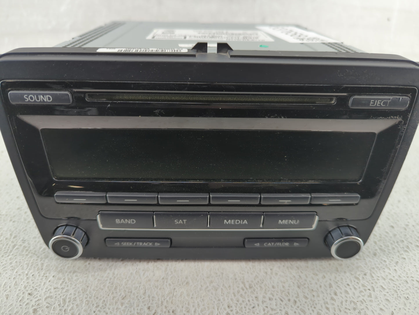 2014 Volkswagen Jetta Radio AM FM Cd Player Receiver Replacement P/N:1K0 035 164 F Fits Fits 2013 2015 OEM Used Auto Parts -