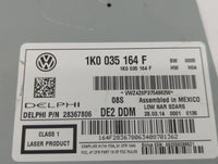 2014 Volkswagen Jetta Radio AM FM Cd Player Receiver Replacement P/N:1K0 035 164 F Fits Fits 2013 2015 OEM Used Auto Parts -
