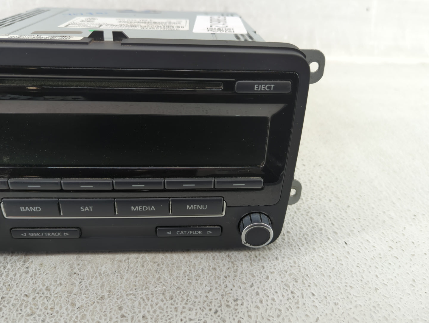 2014 Volkswagen Jetta Radio AM FM Cd Player Receiver Replacement P/N:1K0 035 164 F Fits Fits 2013 2015 OEM Used Auto Parts -
