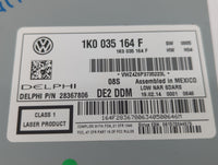2014 Volkswagen Jetta Radio AM FM Cd Player Receiver Replacement P/N:1K0 035 164 F Fits Fits 2013 2015 OEM Used Auto Parts -