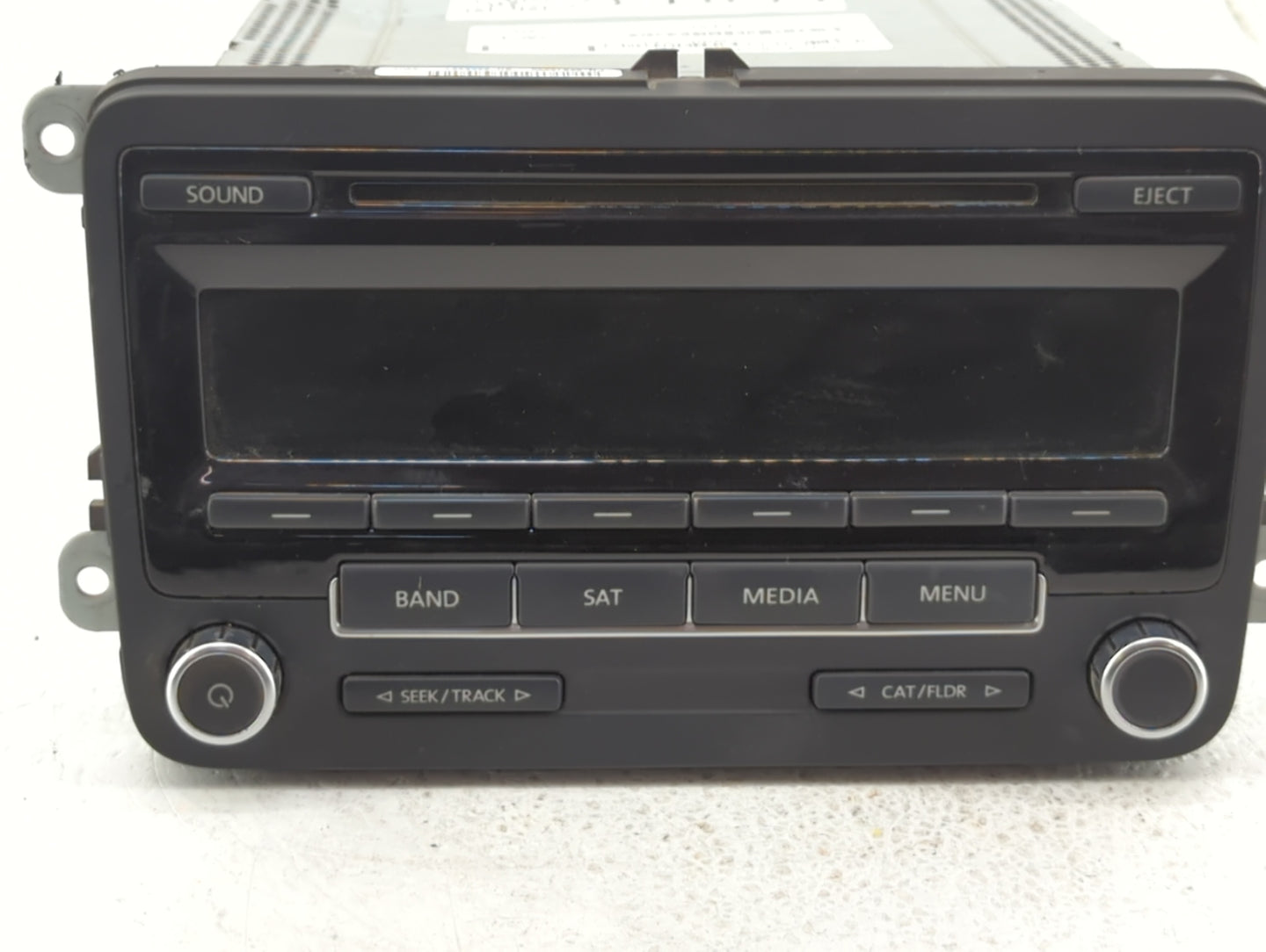 2014 Volkswagen Jetta Radio AM FM Cd Player Receiver Replacement P/N:1K0 035 164 F Fits Fits 2013 2015 OEM Used Auto Parts -