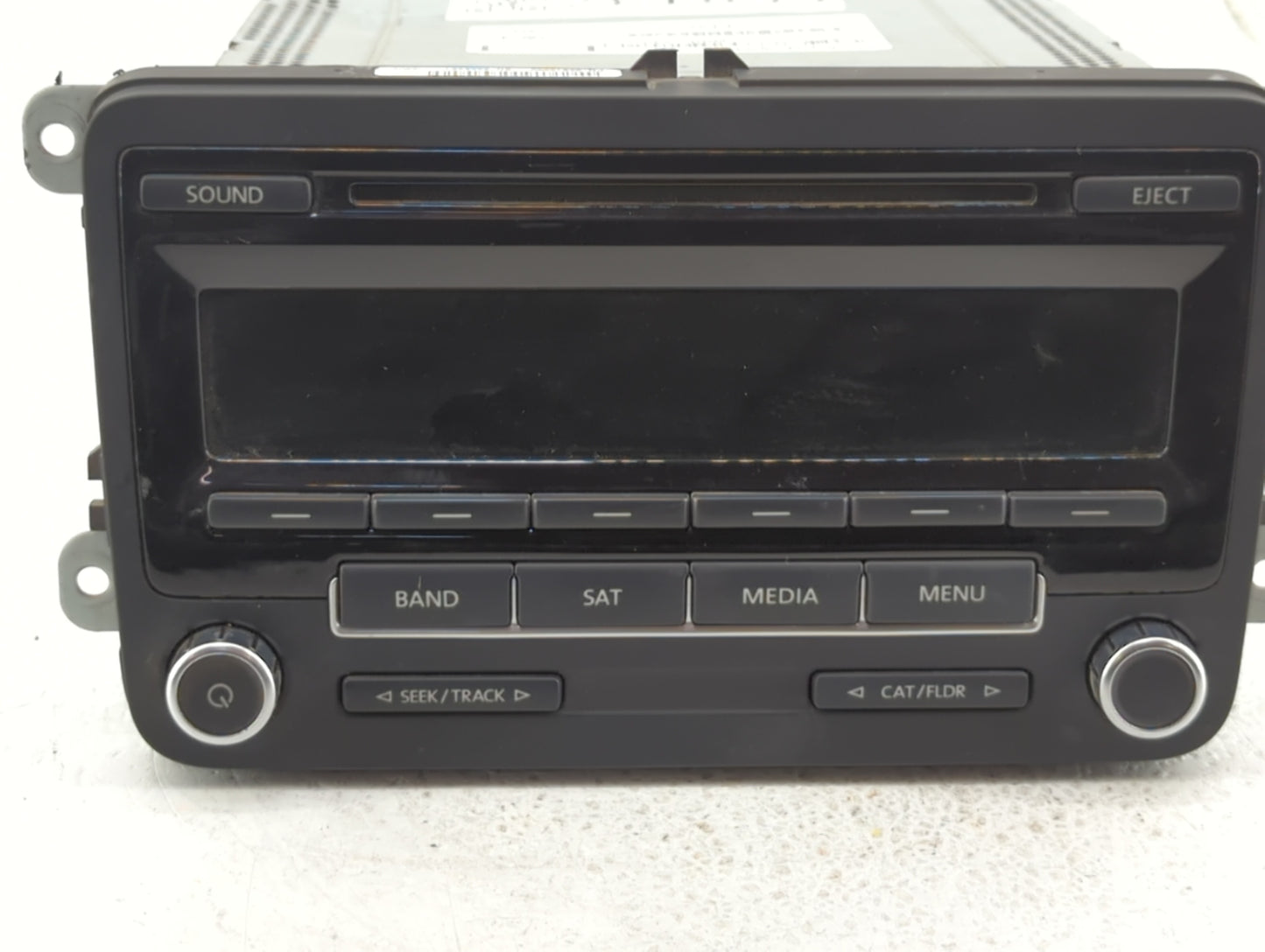 2014 Volkswagen Jetta Radio AM FM Cd Player Receiver Replacement P/N:1K0 035 164 F Fits Fits 2013 2015 OEM Used Auto Parts -