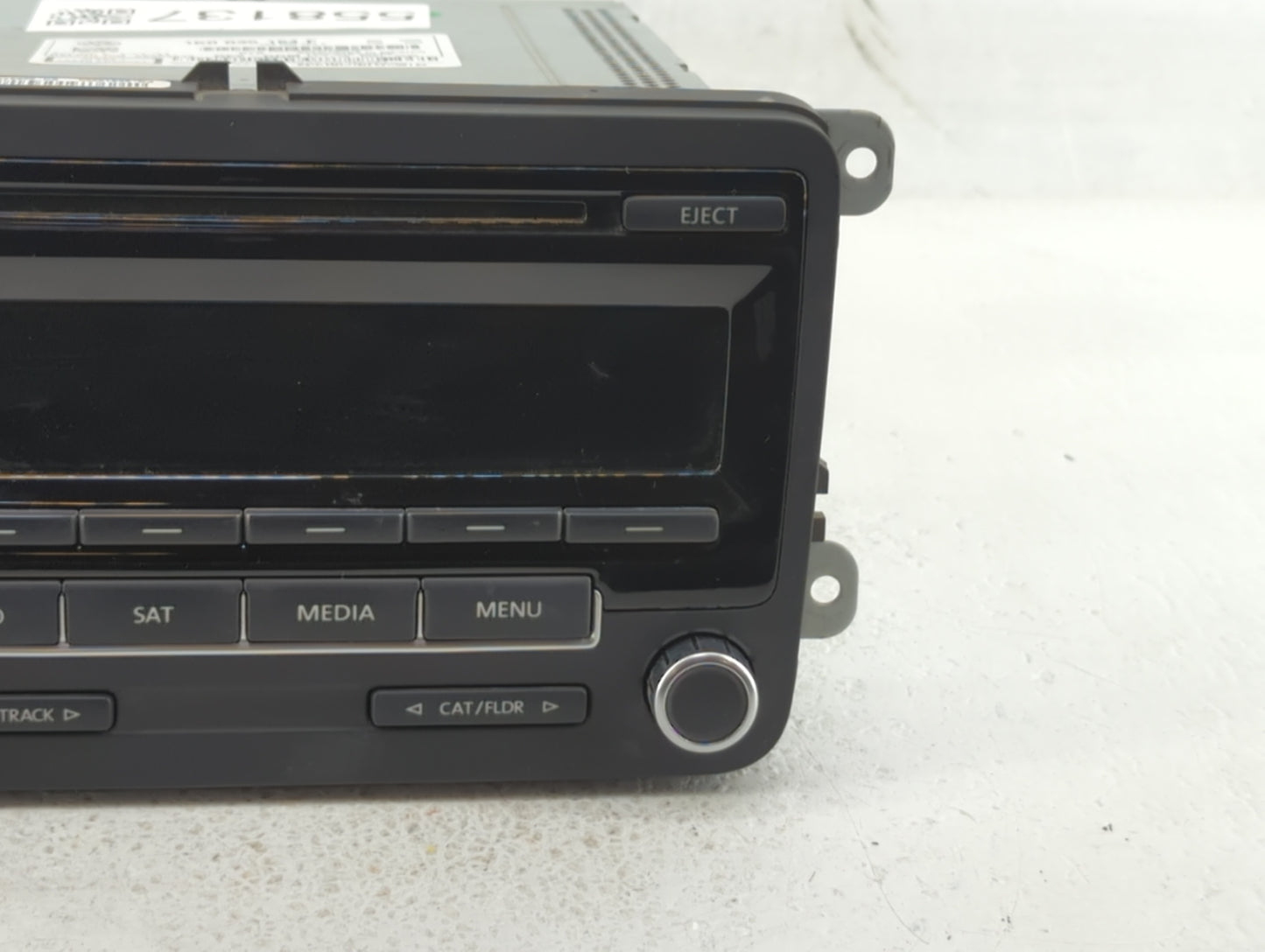 2014 Volkswagen Jetta Radio AM FM Cd Player Receiver Replacement P/N:1K0 035 164 F Fits Fits 2013 2015 OEM Used Auto Parts -