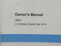 2014 Volkswagen Jetta Owners Manual Book Guide OEM Used Auto Parts - Oemusedautoparts1.com