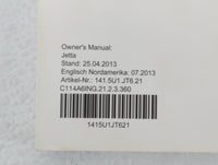 2014 Volkswagen Jetta Owners Manual Book Guide OEM Used Auto Parts - Oemusedautoparts1.com