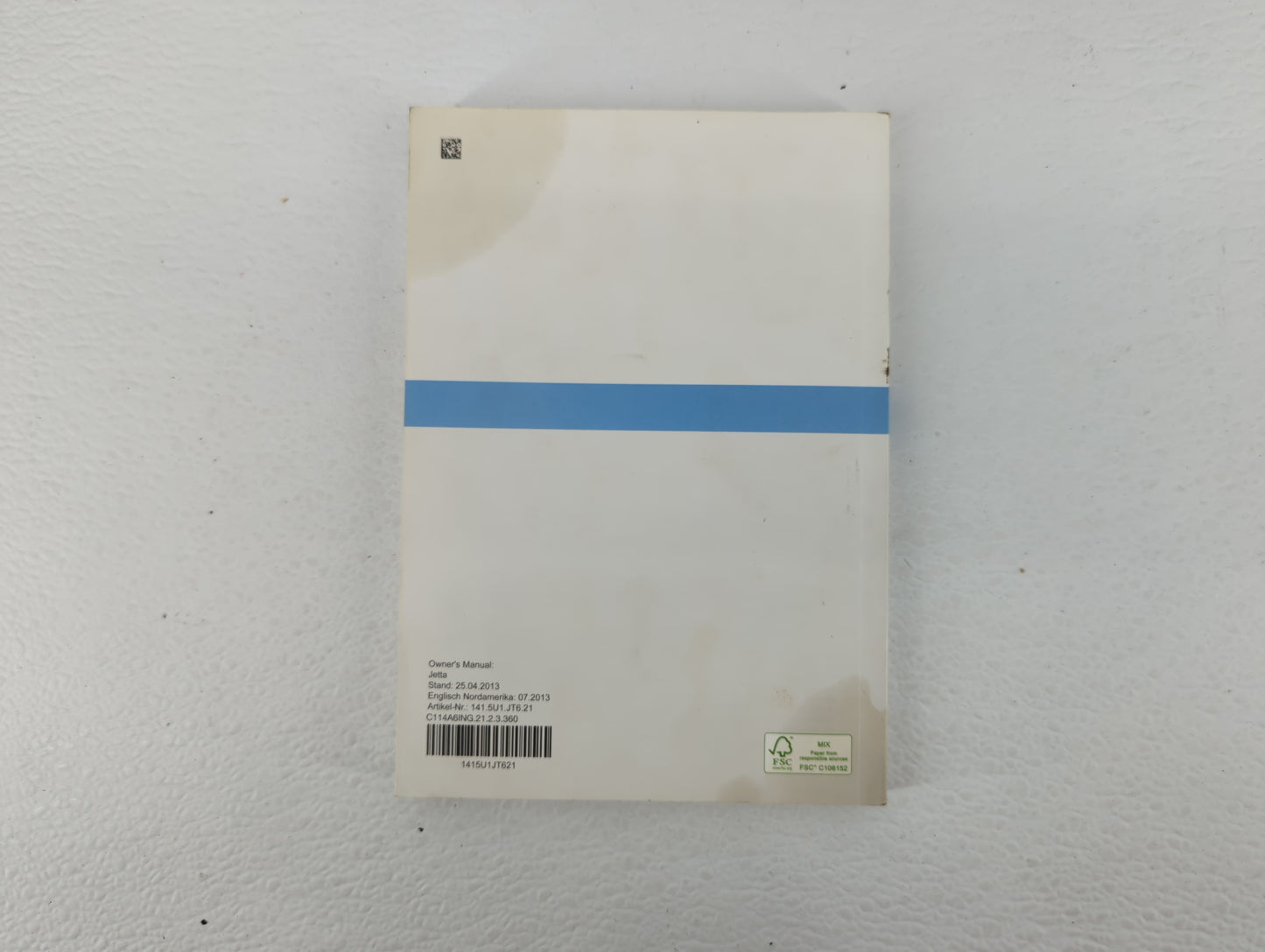 2014 Volkswagen Jetta Owners Manual Book Guide OEM Used Auto Parts - Oemusedautoparts1.com