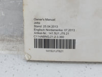 2014 Volkswagen Jetta Owners Manual Book Guide P/N:1415U1JT621 OEM Used Auto Parts - Oemusedautoparts1.com