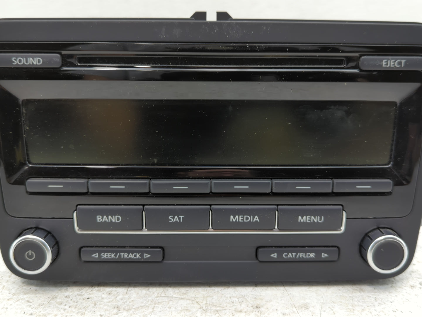 2014 Volkswagen Jetta Radio AM FM Cd Player Receiver Replacement P/N:1K0 035 164 F Fits Fits 2013 2015 OEM Used Auto Parts -