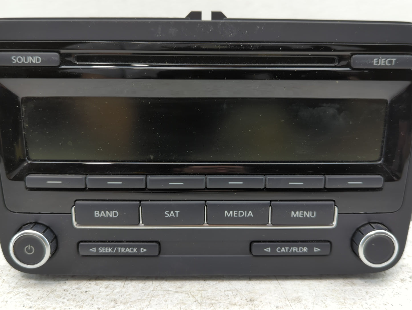 2014 Volkswagen Jetta Radio AM FM Cd Player Receiver Replacement P/N:1K0 035 164 F Fits Fits 2013 2015 OEM Used Auto Parts -